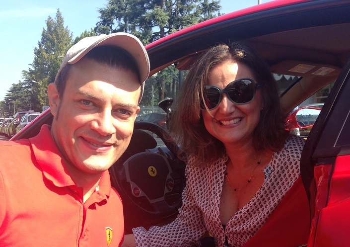 Test drive Ferrari - Moro Milano - Italiana Blog ricardo-ana-test-drive-ferrari