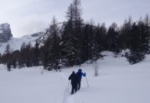 Snowshoeing (ou caminhada na neve) em Cortina d’Ampezzo caminhada na neve - Cortina d'Ampezzo